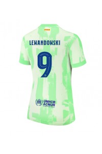 Barcelona Robert Lewandowski #9 Voetbaltruitje 3e tenue Dames 2024-25 Korte Mouw